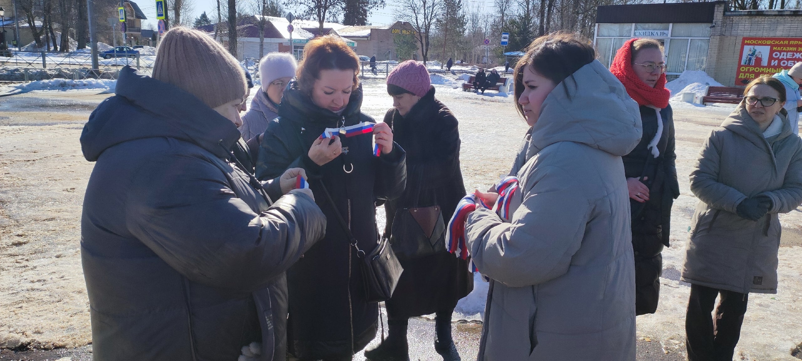 Волонтеры провели акцию 18 марта