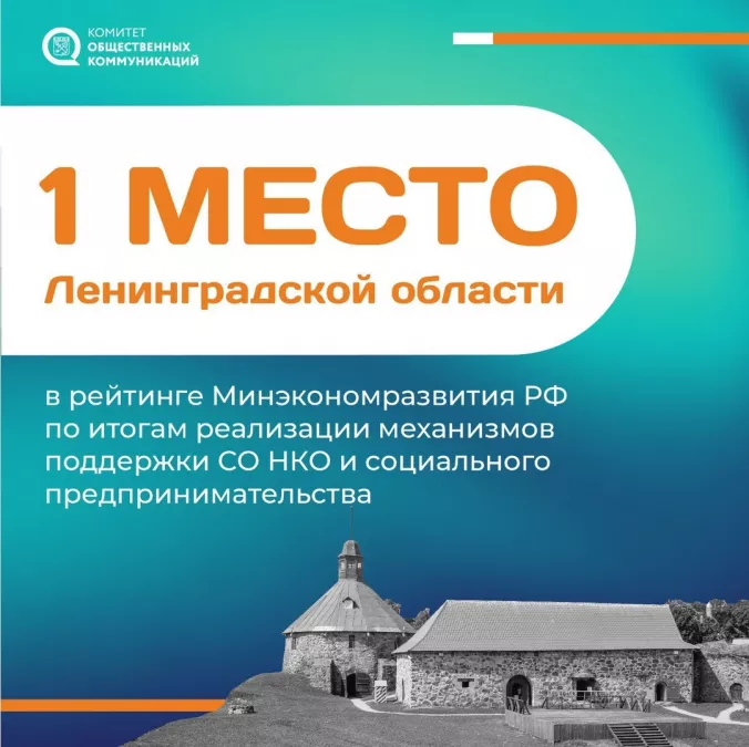 Результаты работы некоммерческого сектора в Ленинградской области за прошлый год