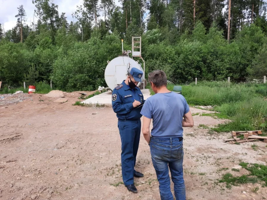 Полигон возле Захонья проверен на возможность возникновения пожара