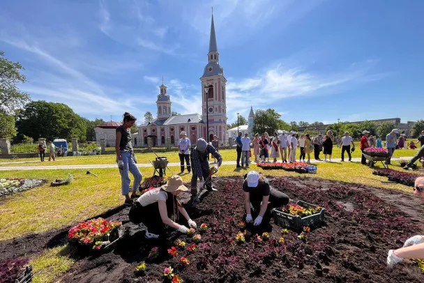 Команда-47 посадила цифру &laquo;47&raquo; в Шлиссельбурге
