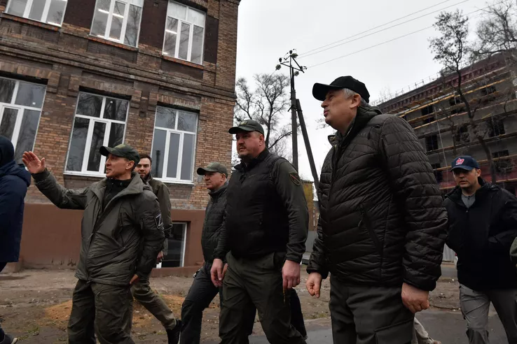 В Мариуполе &mdash; Ленинградский микрорайон