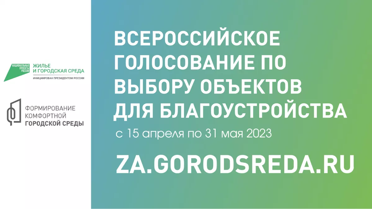 Голосование по отбору проектов благоустройства