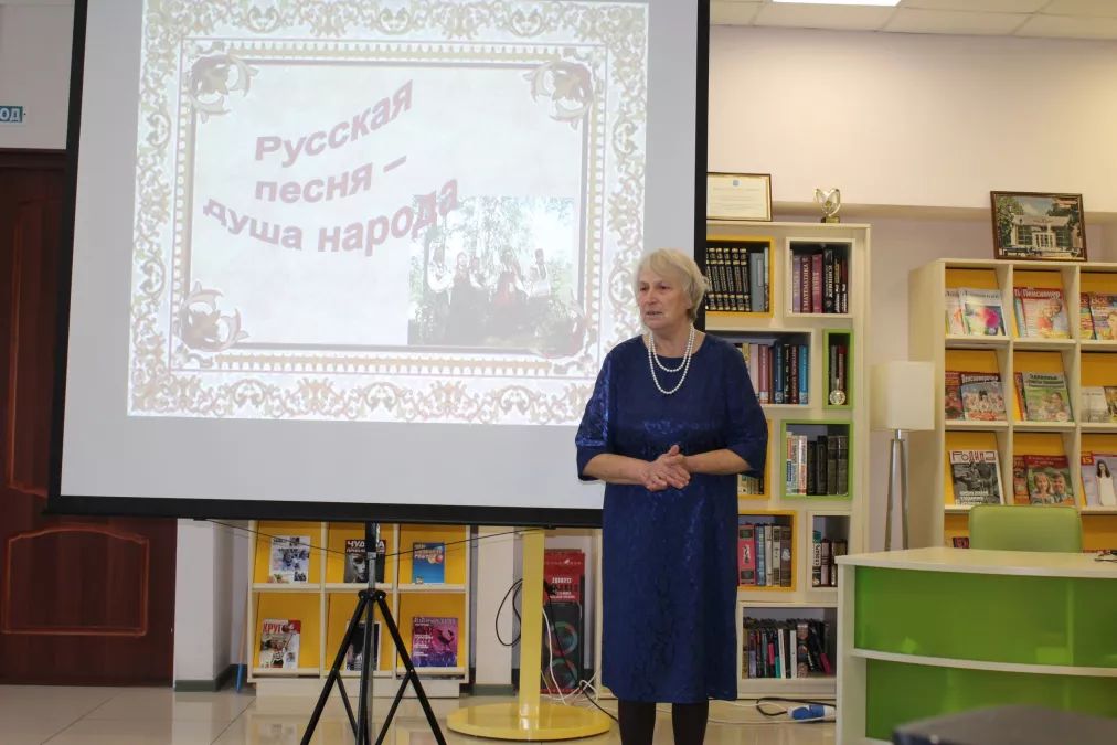 Творческая встреча для детей войны в библиотеке