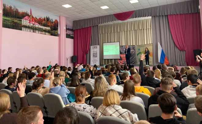 В Елизаветино проходит встреча клуба молодых предпринимателей Ленобласти