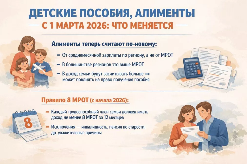 Алименты на ребенка в 2026 году: изменения, правила, инициативы