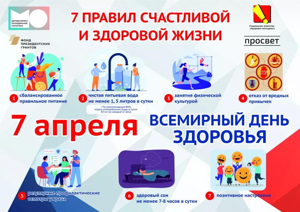 Девиз сегодняшнего дня - "Наша планета, наше здоровье".