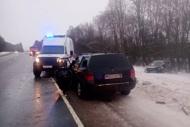 ДТП на трассе под Бегуницами
