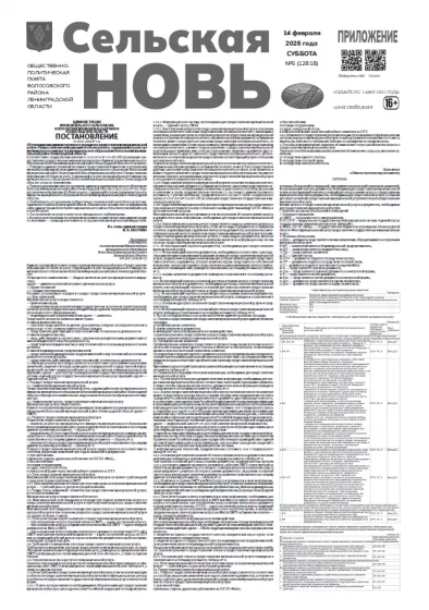 Приложение к номеру 5 (12818) 14 февраля 2026 года