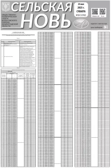 Приложение к номеру 20 (12782) 24 мая 2025 года