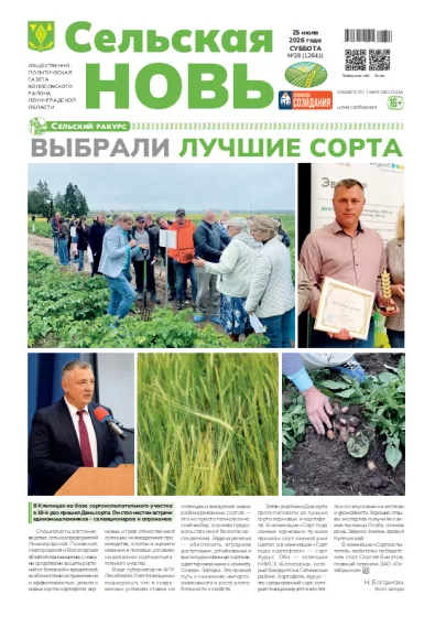 Сельская новь (25 июля 2026 года) 28 (12841)